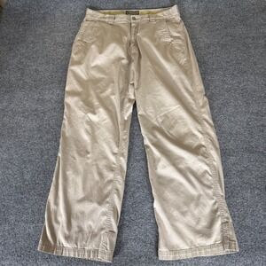 Mountain Khakis Pants Mens 34x32 (33x31) Beige Relaxed Fit Cotton Outdoor Hiking